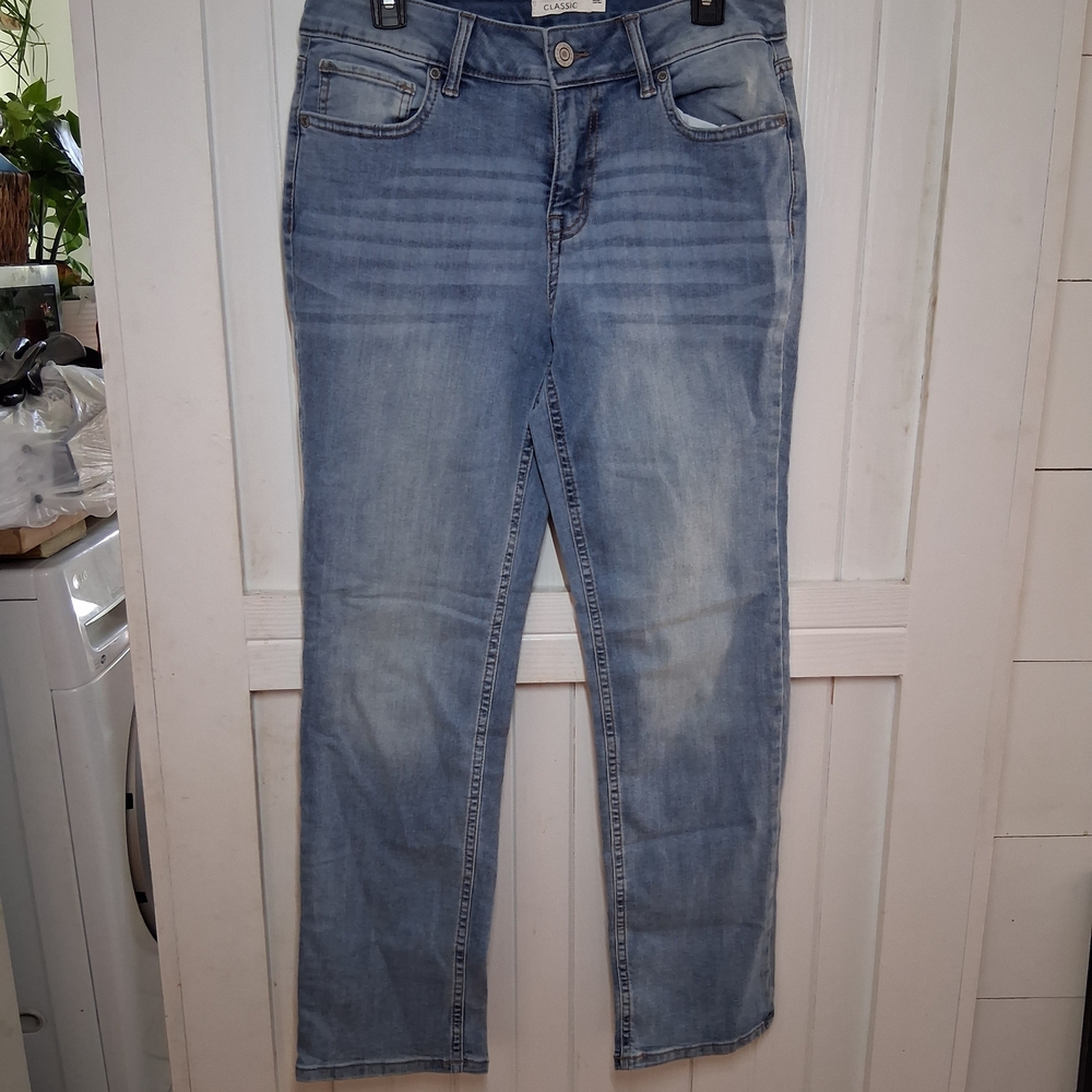 Maurices Light Blue Straight Leg Jeans